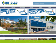 Tablet Screenshot of inrialsa.com